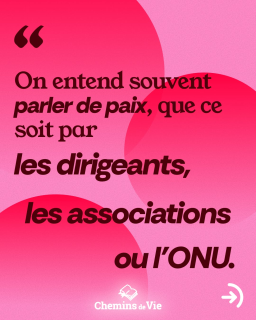 Mais soyons honnêtes : est-ce que ça fonctionne vraiment ?La Bible dit que tant qu'il y aura du mal dans le cœur humain, la paix restera fragile, voire impossible.
On ne peut pas construire un monde en paix si nos cœurs sont en guerre.
La vraie paix ?
Dieu lui-même l'apportera un jour.
Mais en attendant, il peut déjà commencer à la faire naître… en nous.👉 La paix commence en vous !🔗 Plus d'infos sur pharefm.com/pourquoi-pas ou dans notre bio Instagram ✨